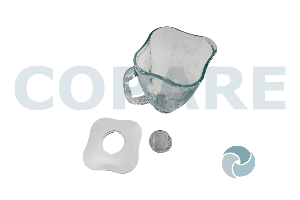 VASO OSTER CUBE COMPLETO CRISTAL CON TAPA 4918011805