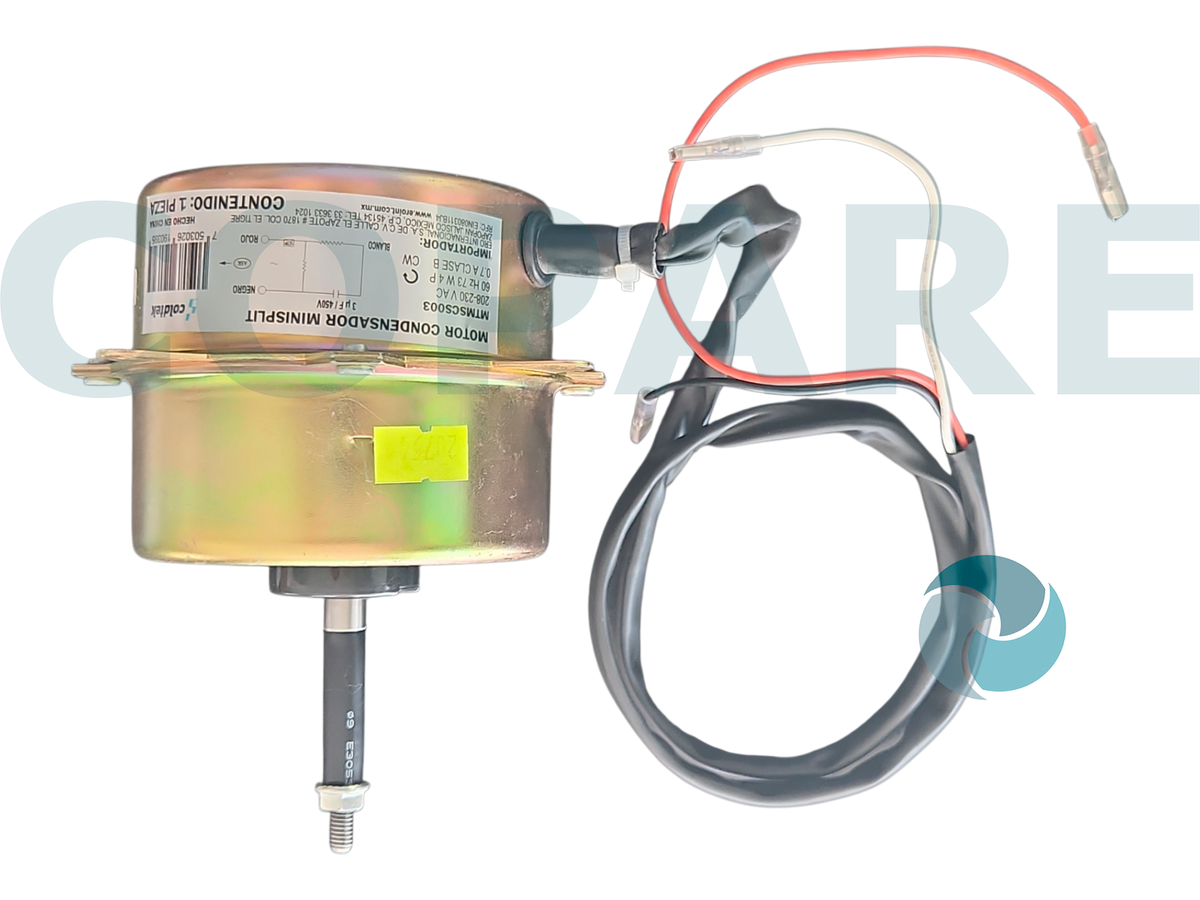 MOTOR MINISPLIT CONDENSADOR ROSCA DERECHA 73W 220V MTMSCS003