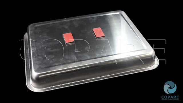 CHAROLA PARA BASCULA DE ACERO INOXIDABLE