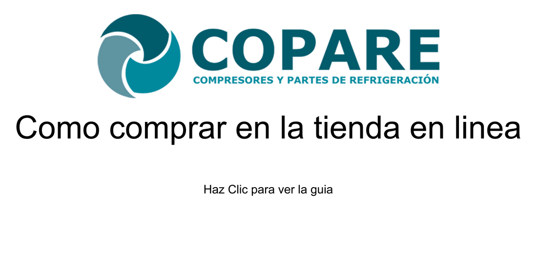 Guia para comprar en Copare.com.mx