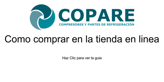 Guia para comprar en Copare.com.mx