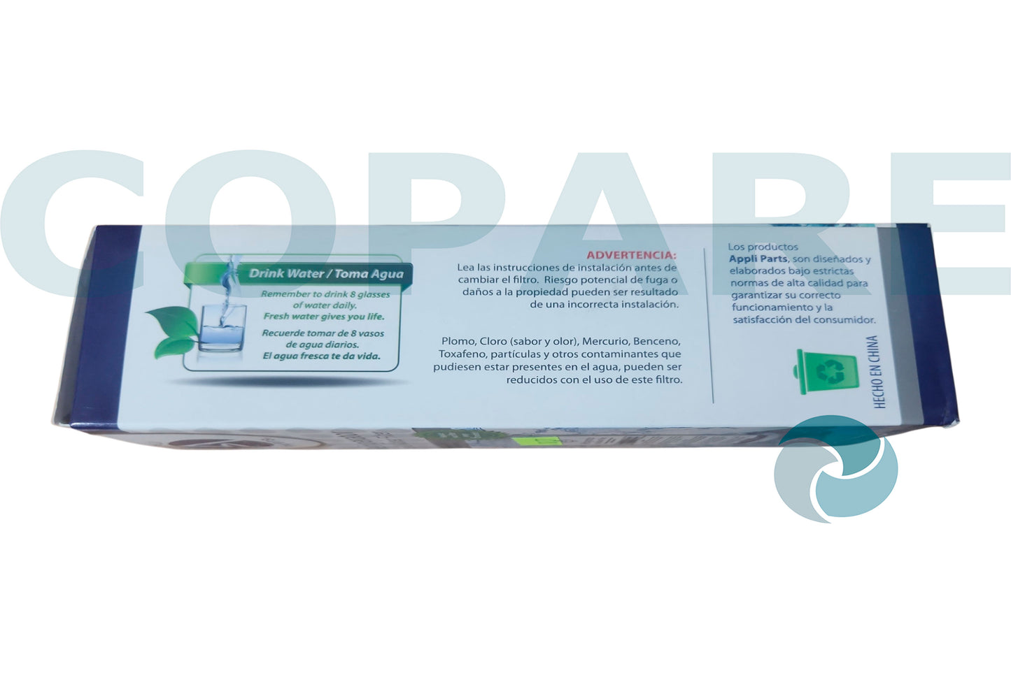 FILTRO DE AGUA VARIOS MOD UKF8001AP/UKF8001AXXAP