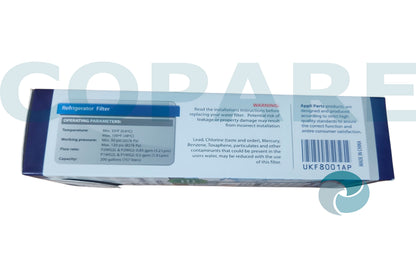 FILTRO DE AGUA VARIOS MOD UKF8001AP/UKF8001AXXAP