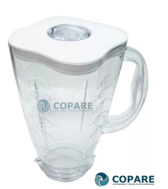 VASO PLASTICO OSTER CUBE C/TAPA ORIG 4917011805