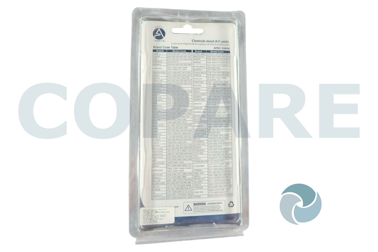 CONTROL REMOTO UNIVERSAL 10000 EN 1 COLDTEK