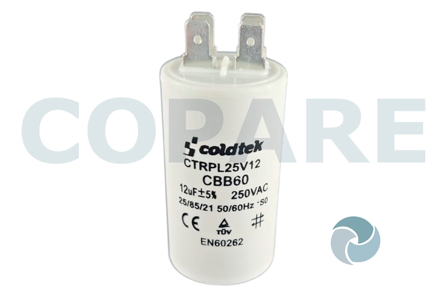 CAPACITOR 12MFD 4 TERMINALES 250 VOLTS PARA BOMBA SUMERGIBLE