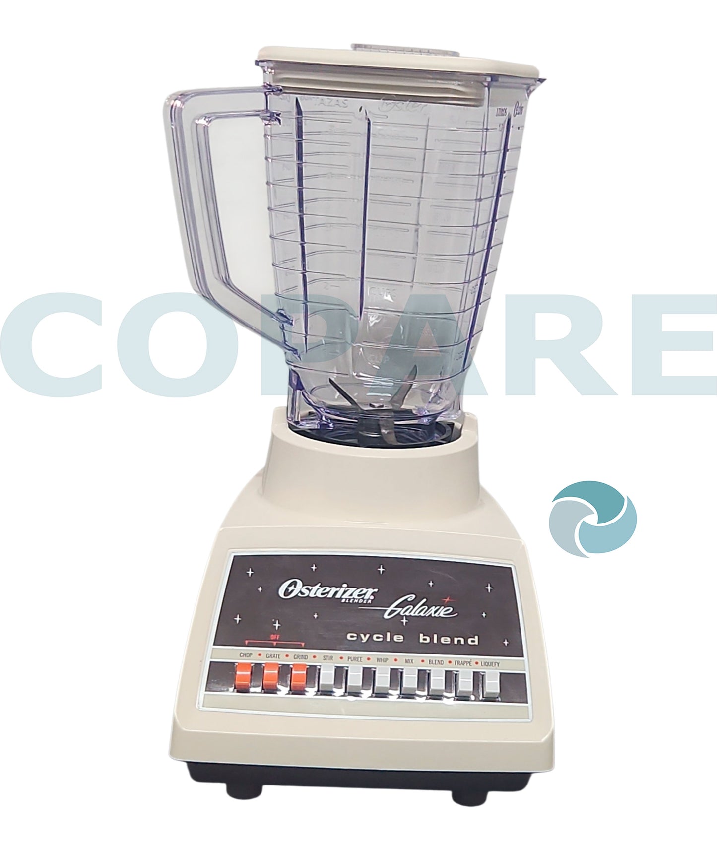 LICUADORA OSTERIZER MOD. 869-16G VASO DE PLASTICO 10V ALMENDRA