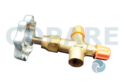 ADAPTADOR PARA MANOMETRO ALTA Y BAJA CON LLAVE APMG-GA31 G1401-10C