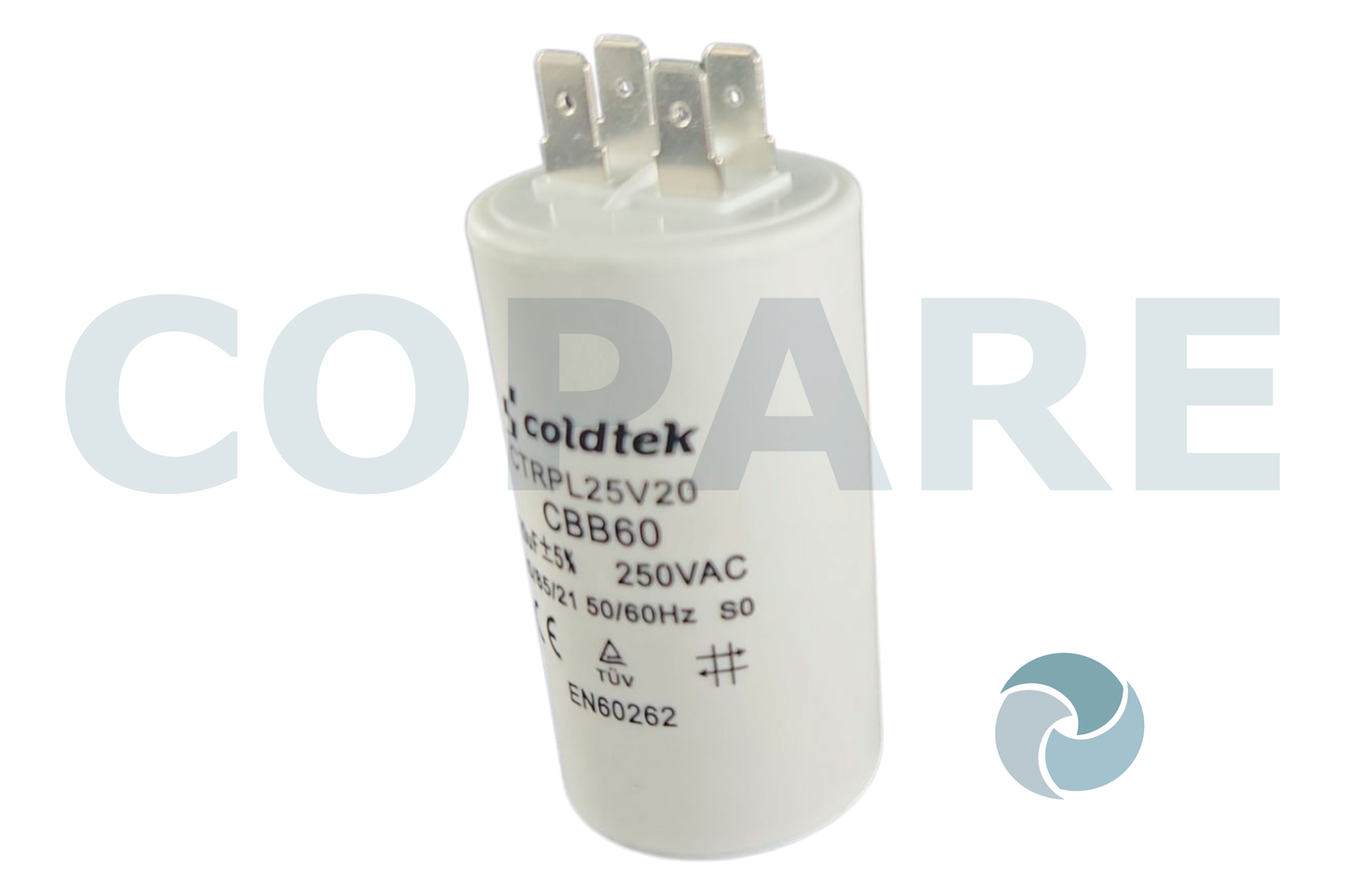 CAPACITOR 20MFD A 250V PARA BOMBA SUMERGIBLE
