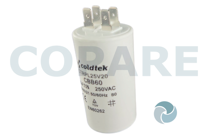CAPACITOR 20MFD A 250V PARA BOMBA SUMERGIBLE