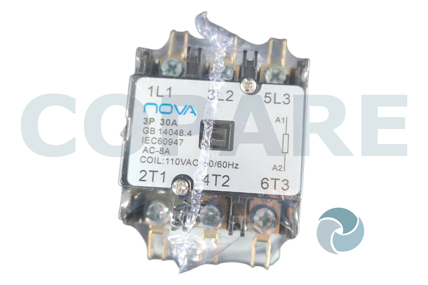 CONTACTOR 3 POLOS, 30 AMP 110V
