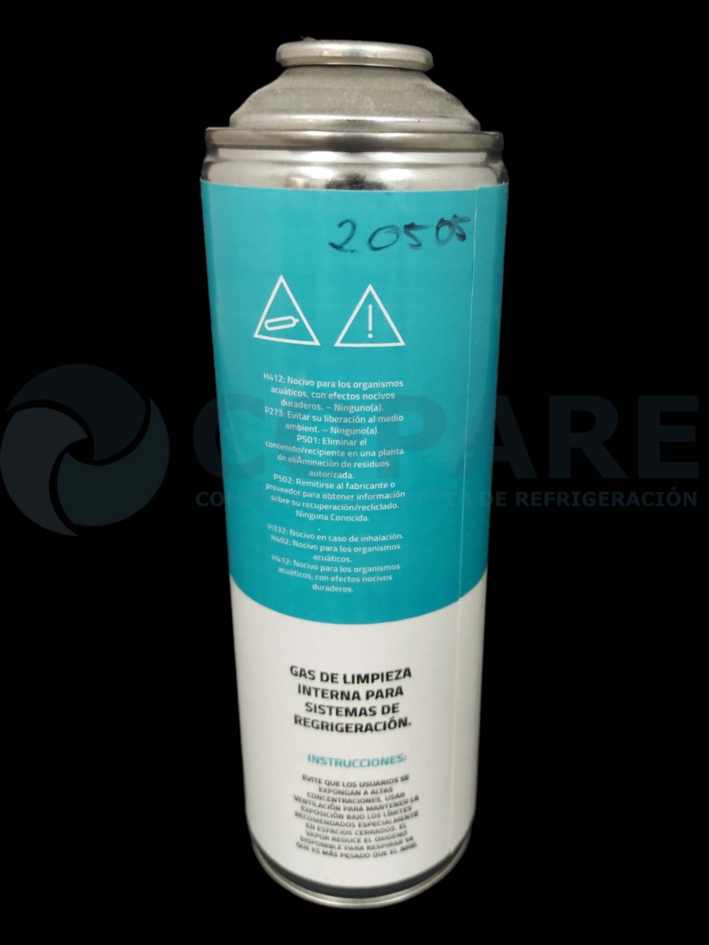 GAS FLUSH LIMPIADOR DE SISTEMAS DESENGRASANTE 500GRS