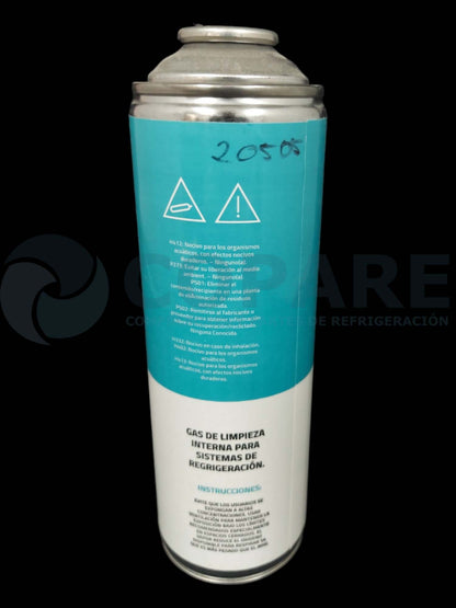GAS FLUSH LIMPIADOR DE SISTEMAS DESENGRASANTE 500GRS