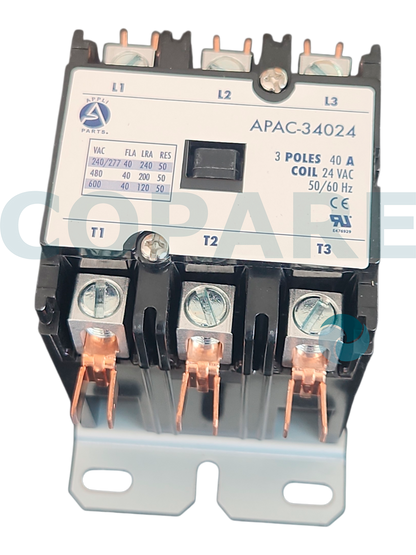 CONTACTOR 3 POLOS 40AM 24V G0323_0403