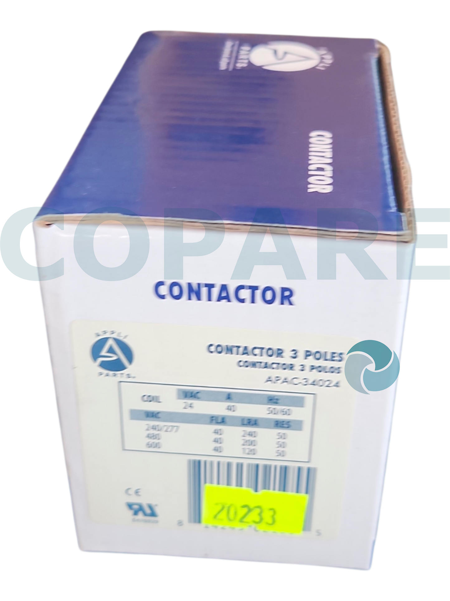 CONTACTOR 3 POLOS 40AM 24V G0323_0403