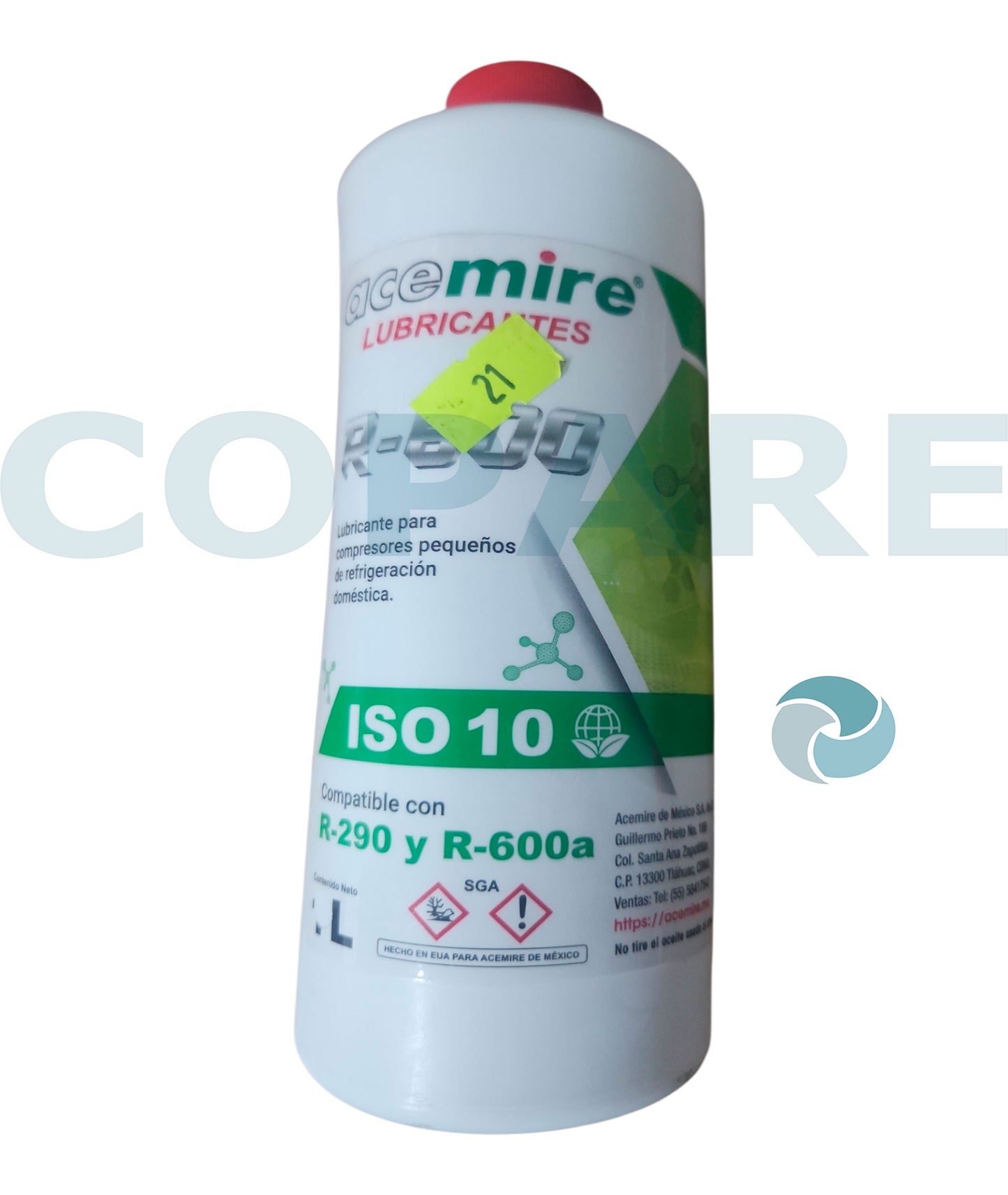 ACEITE ACEMIRE R600 / R290 1/2 LTR