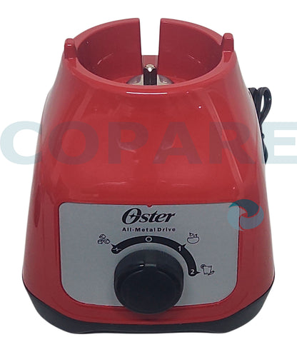 LICUADORA OSTER 2 VELOCIDADES PERILLA ROJA VASO DE PLASTICO 550W 2110674