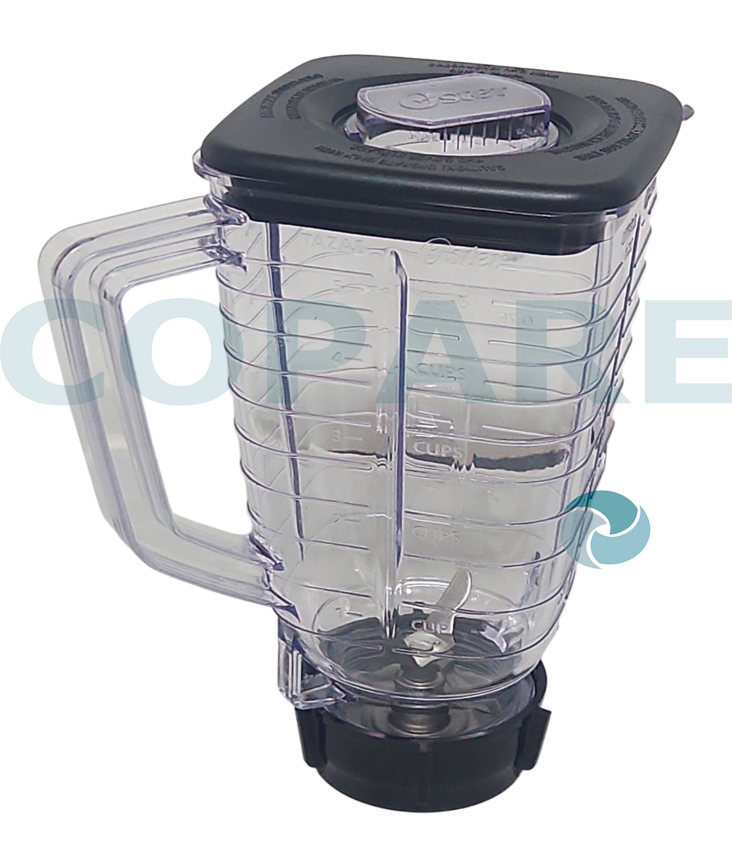 LICUADORA OSTER 2 VELOCIDADES PERILLA ROJA VASO DE PLASTICO 550W 2110674