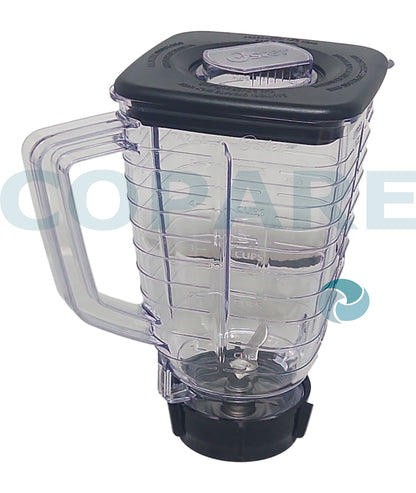 LICUADORA OSTER 2 VELOCIDADES PERILLA ROJA VASO DE PLASTICO 550W 2110674