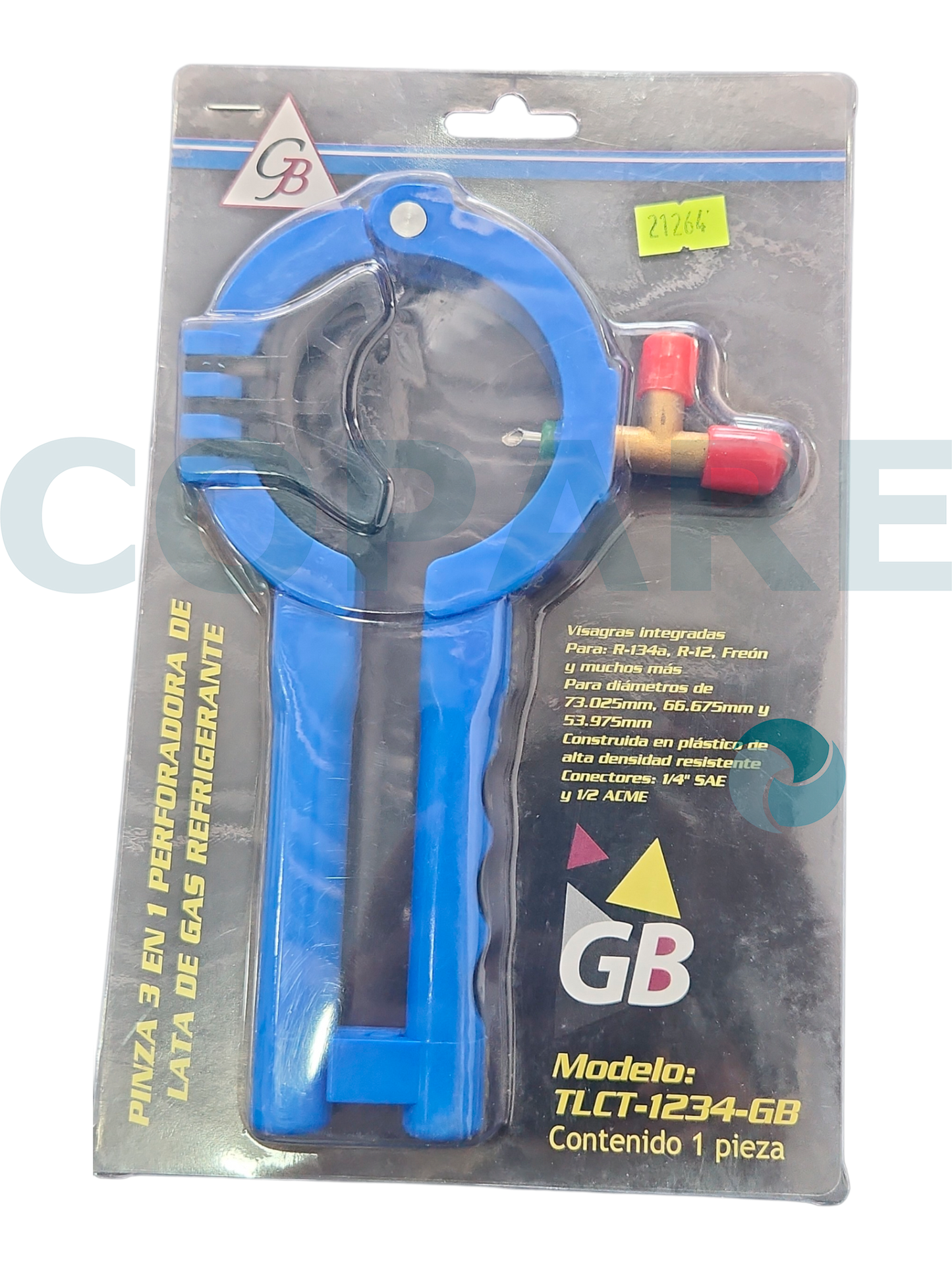 PINZA PERFORADORA DE LATA DE GAS GB TLCT-1234GB
