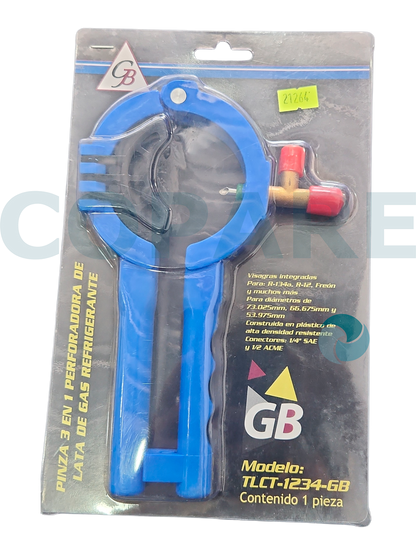 PINZA PERFORADORA DE LATA DE GAS GB TLCT-1234GB