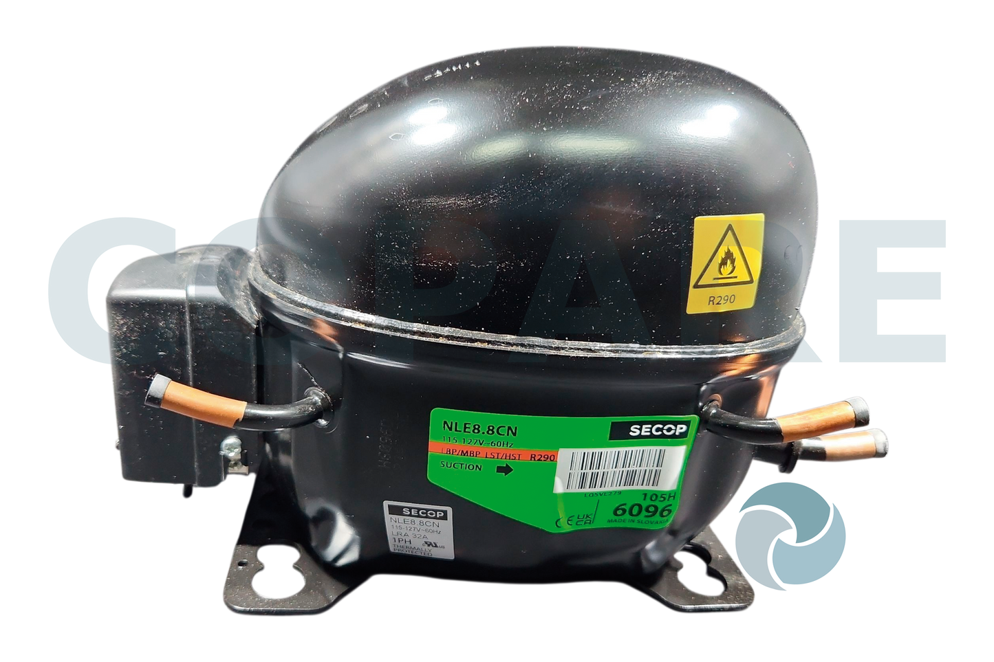 COMPRESOR SECOP 1/2HP R290 114V NLE8.8CN