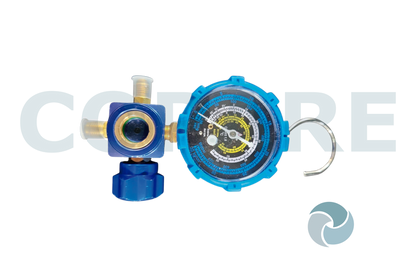 UNIMANIFOLD CON MIRILLA R134 o R404 o R410 UM-HAL