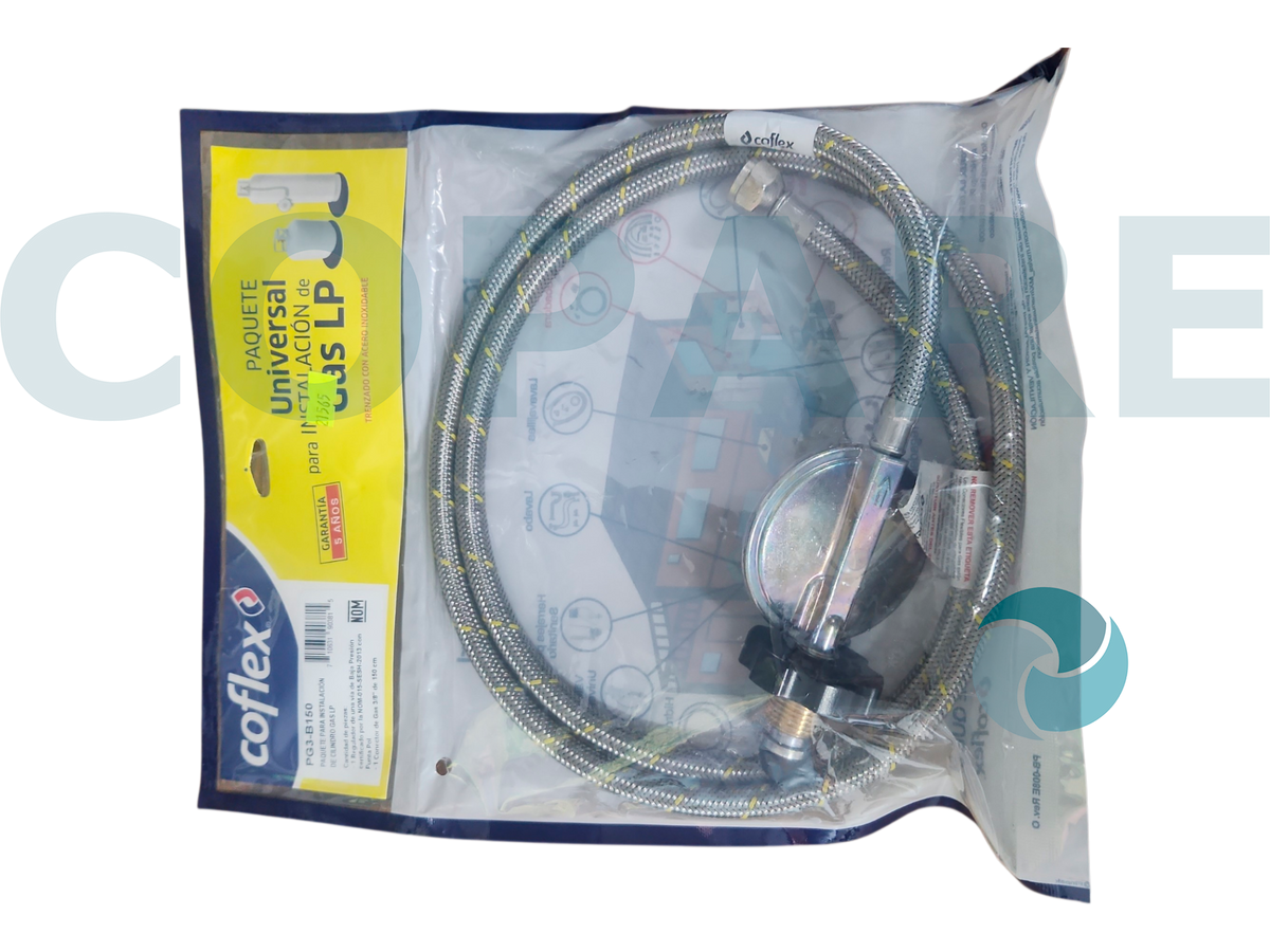KIT PARA INSTALACIÓN GAS PARA CILINDRO 45K COFLEX PG3-B150
