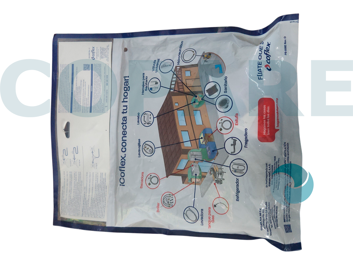 KIT PARA INSTALACIÓN GAS PARA CILINDRO 45K COFLEX PG3-B150