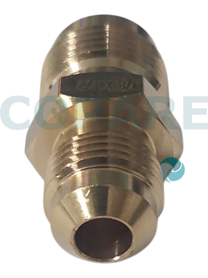 NIPLE UNION 1/2" FLARE X 3/8" FLARE COFLEX UNU-86