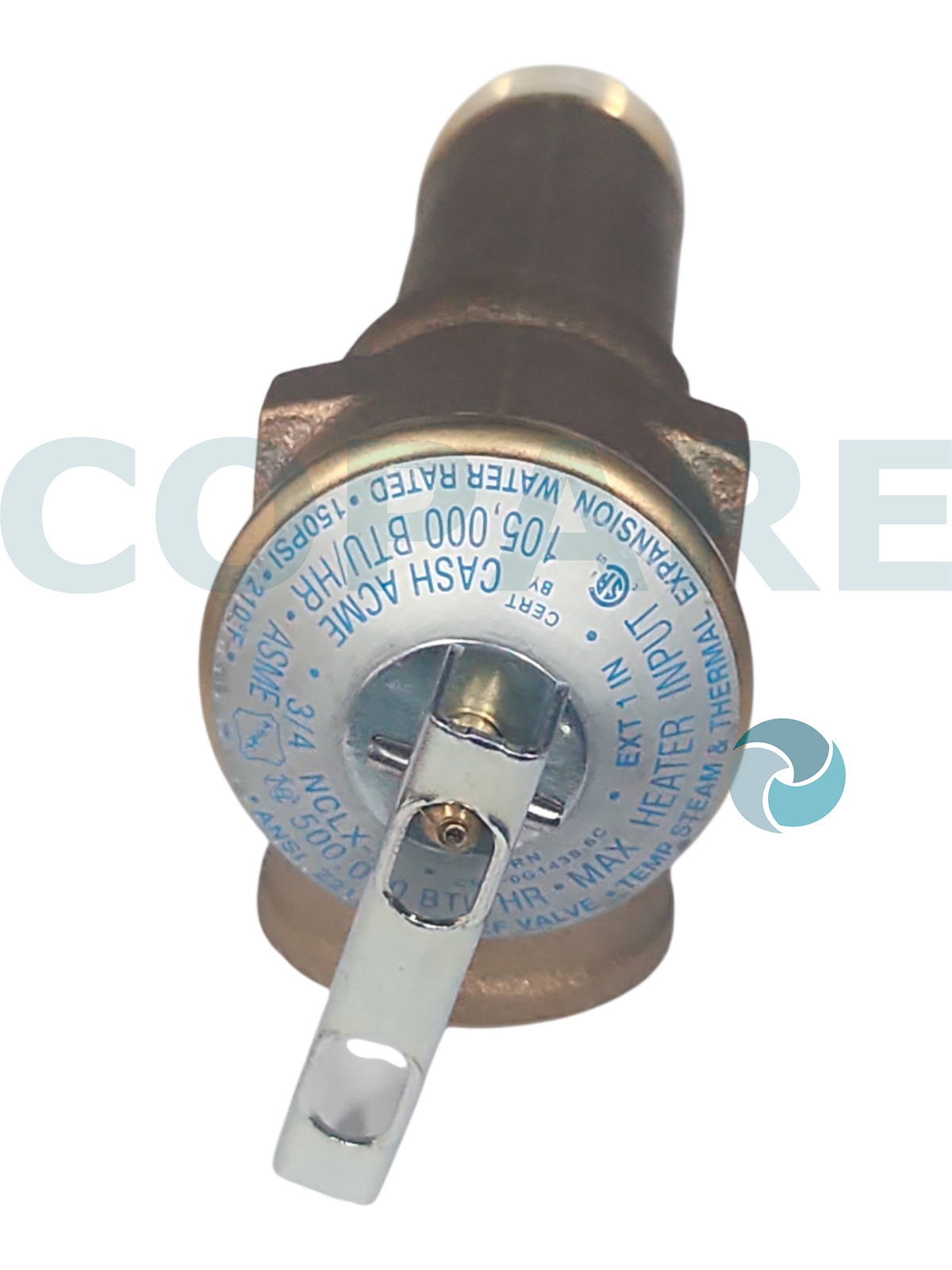 VALVULA DE ALIVIO 3/4" PARA BOILER CON ENTRADA PROFUNDA IP-802C