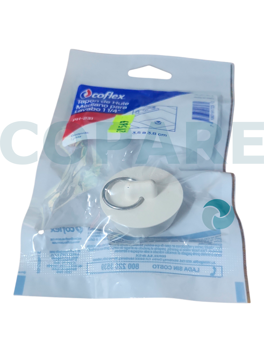 TAPON DE HULE PARA LAVABO COFLEX PH-231