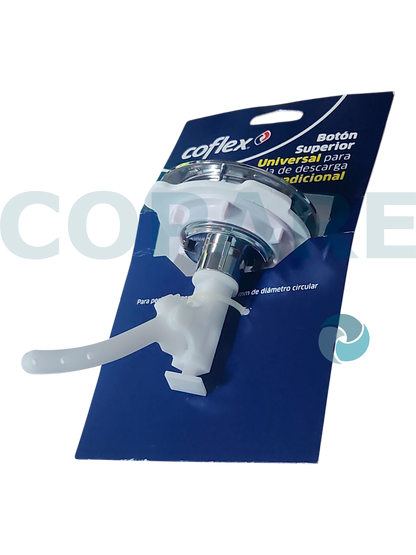 BOTON SUPERIOR UNIVERSAL COFLEX P-B6009 PARA VALVULA DE DESCARGA TRADICIONAL
