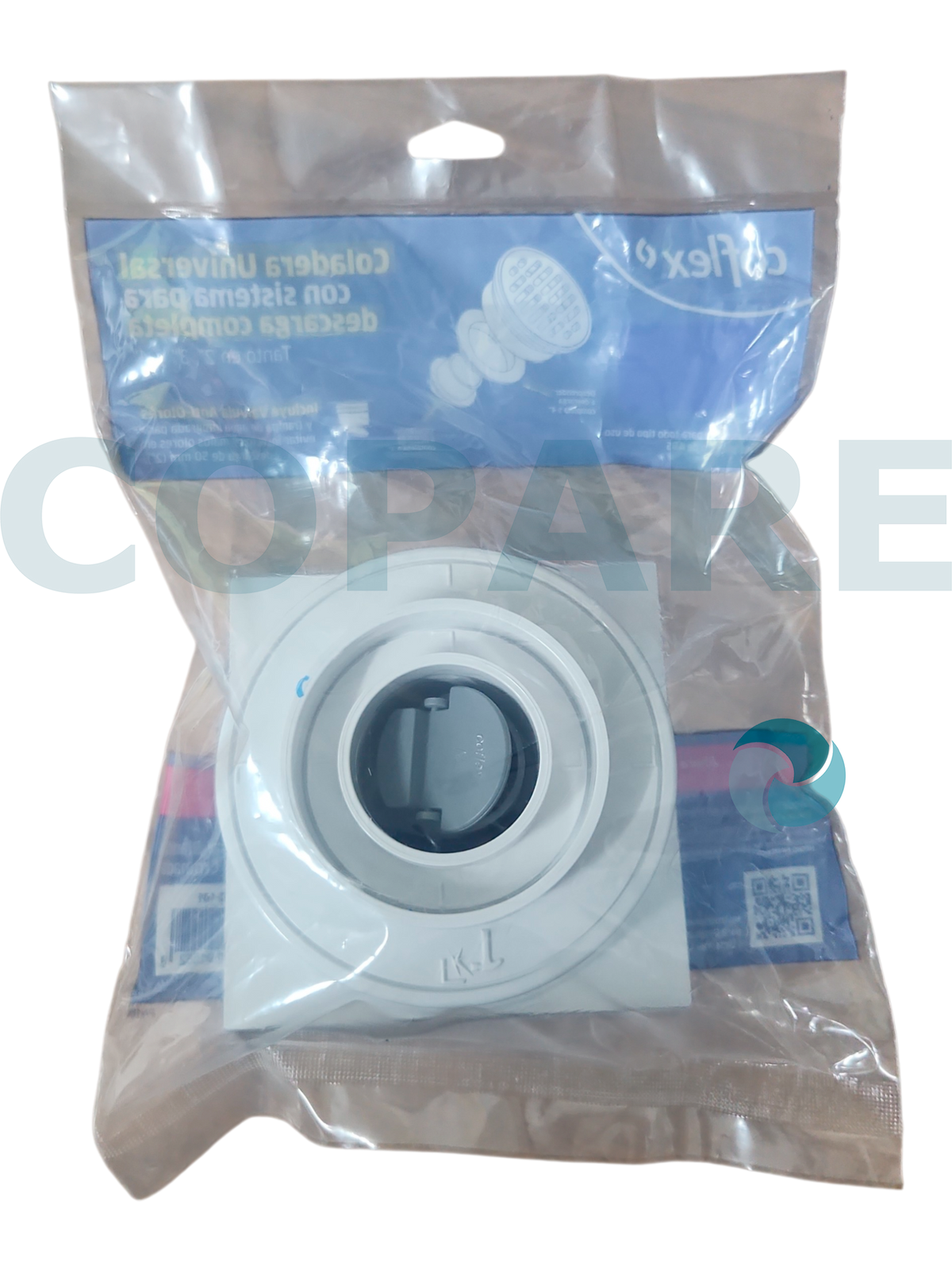 COLADERA UNIVERSAL PC-112 CUADRADA COFLEX PARA DRENAJE NORMA