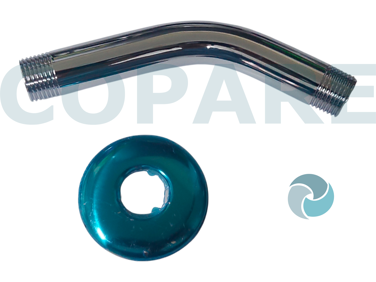 BRAZO CORTO COFLEX PR-T101 LATON PARA REGADERA