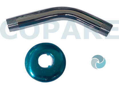 BRAZO CORTO COFLEX PR-T101 LATON PARA REGADERA