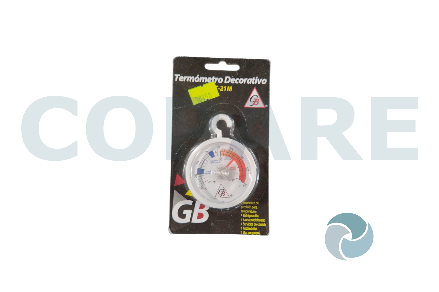 TERMOMETRO ANALOGO REDONDO GB MT-21M