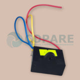 CAPACITOR P/VENT. DE TECHO 3 PUNTAS CTRVC25V6+5+4
