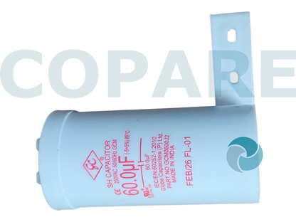 CAPACITOR 60 MFD PARA LAVADORA MABE SIRVE WW01F00344