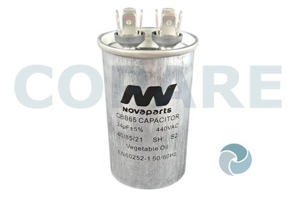 CAPACITOR 24 MFD 440 V.