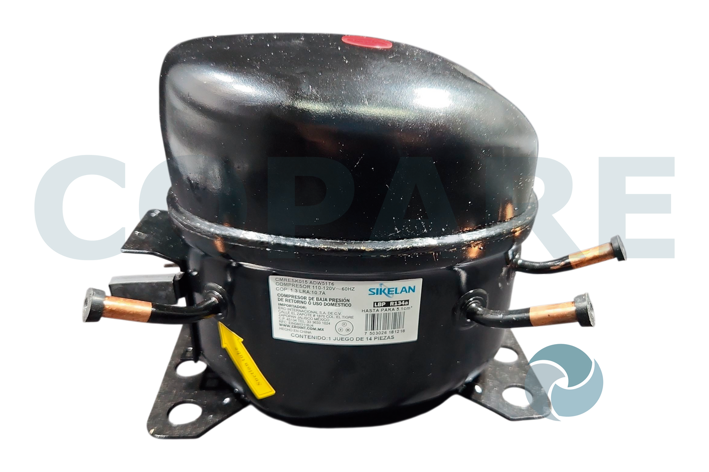 COMPRESOR SIKELAN 1/5 HP ADW51T6 CMRESK015