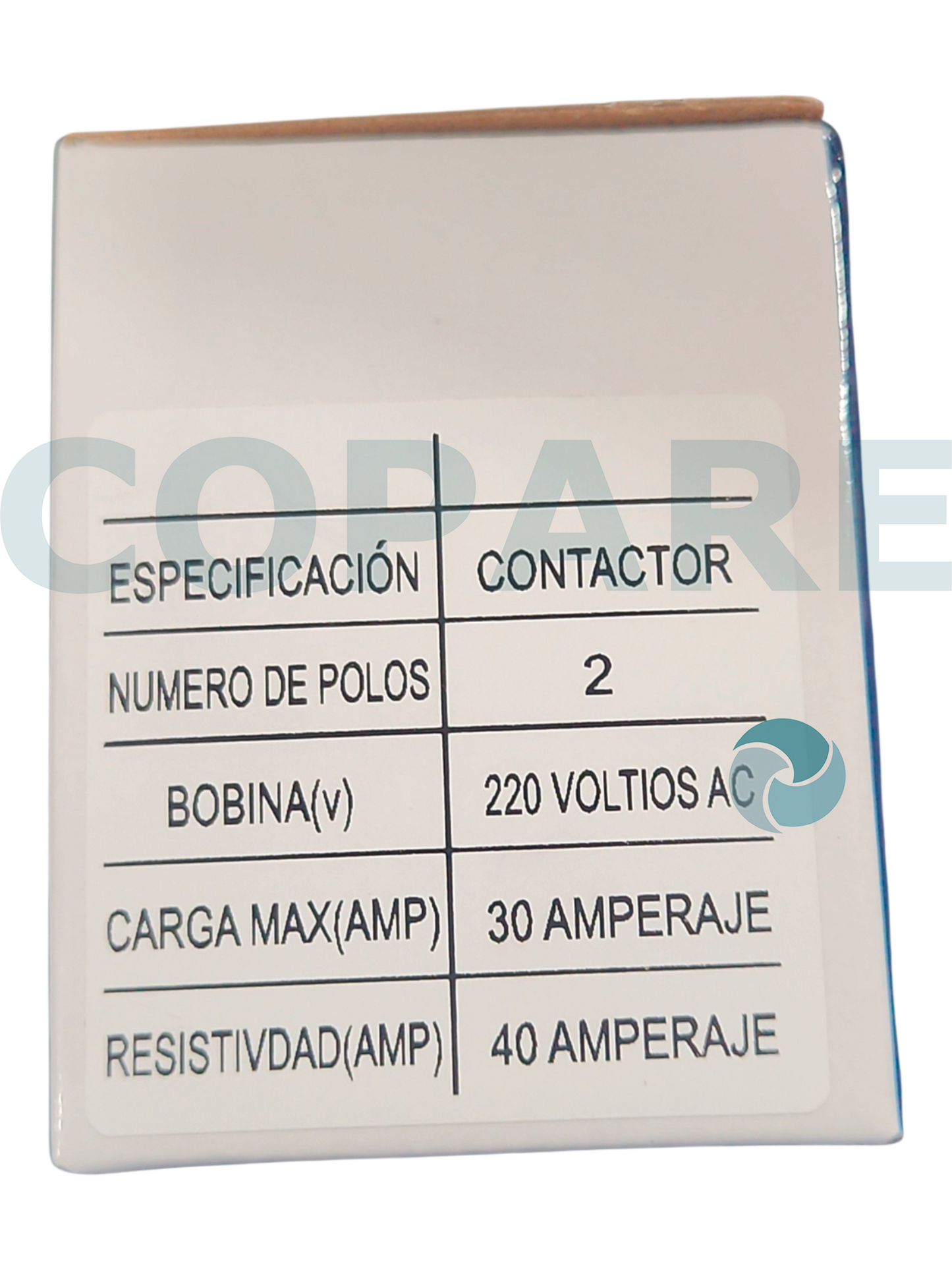 CONTACTOR 2 POLOS 30 AMP 240 VOLTS REFCO2P02