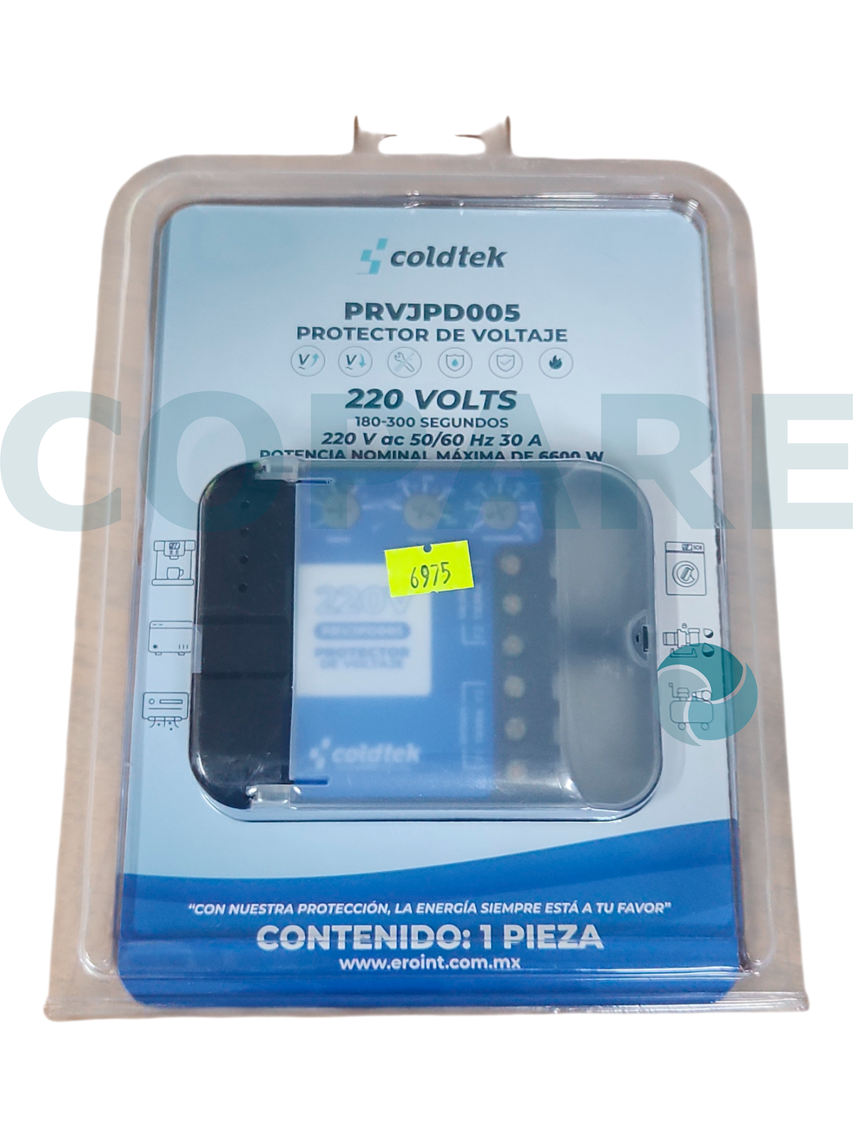 PROTECTOR DE VOLTAJE 220V 30A CORTA CORRIENTE PRVJPD005