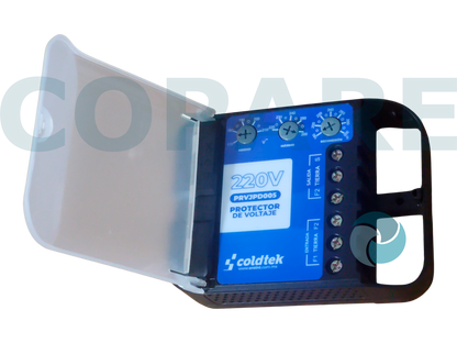 PROTECTOR DE VOLTAJE 220V 30A CORTA CORRIENTE PRVJPD005