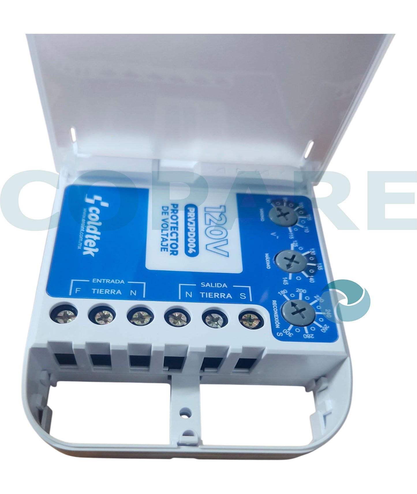 PROTECTOR DE VOLTAJE 120V 30A CORTA CORRIENTE PRVJPD004