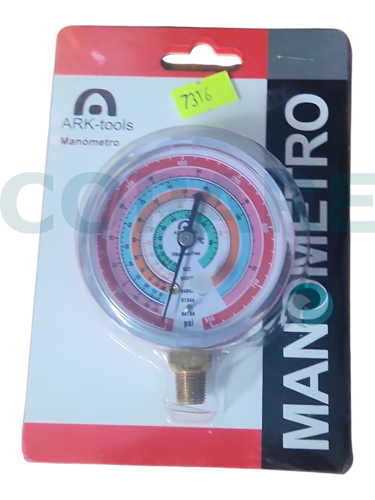 MANOMETRO 2.5PULG ALTA R410/134/22/404/407 AR-G800SV
