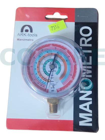 MANOMETRO 2.5PULG ALTA R410/134/22/404/407 AR-G800SV