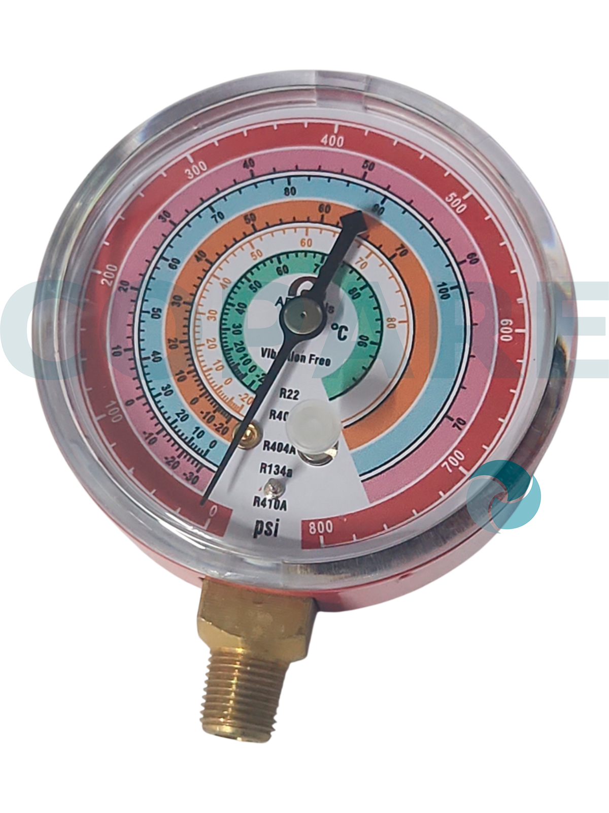 MANOMETRO 2.5PULG ALTA R410/134/22/404/407 AR-G800SV