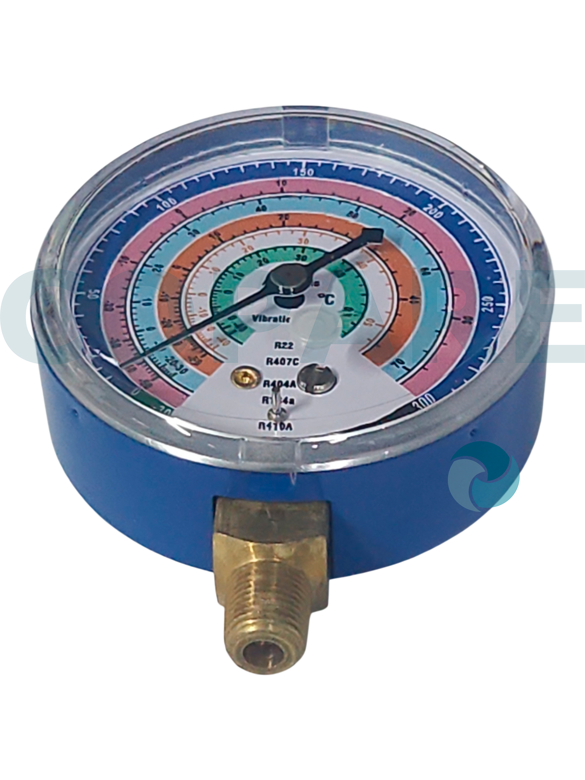 MANOMETRO 2.5 PULGADAS BAJA R410/134/22/404/407 AR-G500SV