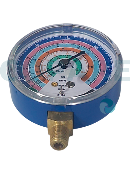 MANOMETRO 2.5 PULGADAS BAJA R410/134/22/404/407 AR-G500SV